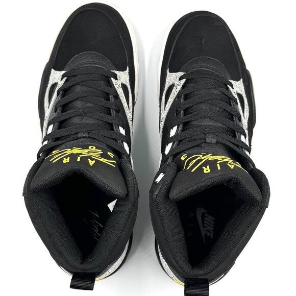 Nike Air Flight 13 Mid Black White Tour Yellow - Picture 3 of 10
